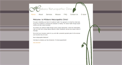 Desktop Screenshot of hillsboronaturopathicclinic.com